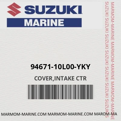 Suzuki 94671-10l00-yky - COVER,INTAKE CTR