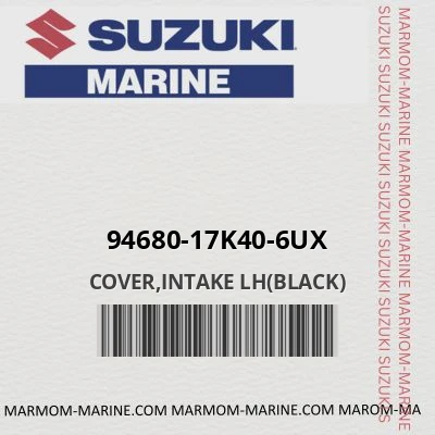 94680-17k40-6ux COVER,INTAKE LH(BLACK)