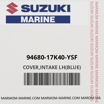 94680-17k40-ysf COVER,INTAKE LH(BLUE)