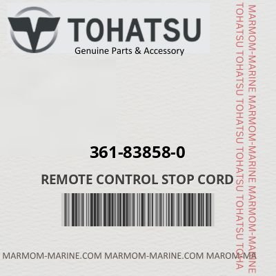 361-83858-0 REMOTE CONTROL STOP CORD