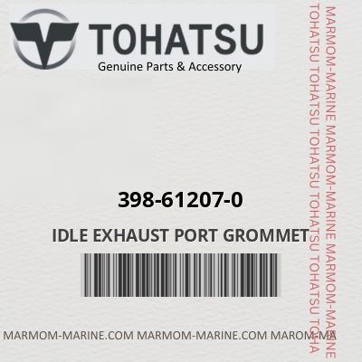 398-61207-0 IDLE EXHAUST PORT GROMMET