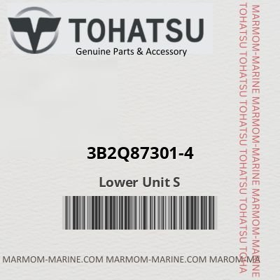 3b2q87301-4 Lower Unit S