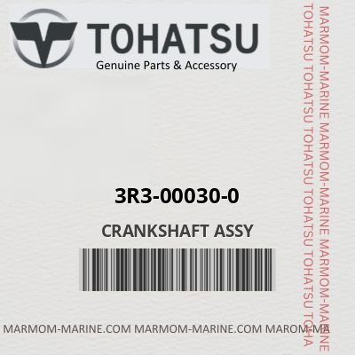 3r3-00030-0 CRANKSHAFT ASSY