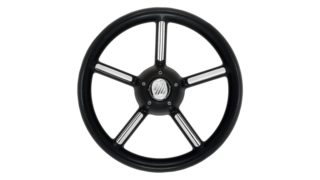 Ultraflex 21351a - V56 PU BLK/CH STEERING WHEEL