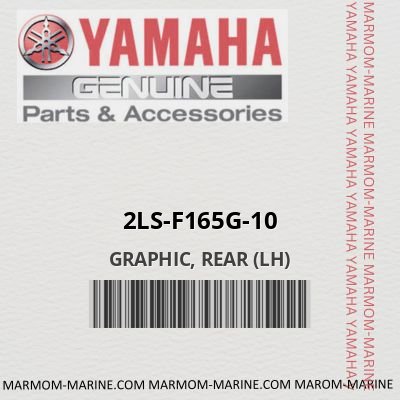 2ls-f165g-10 GRAPHIC, REAR (LH)