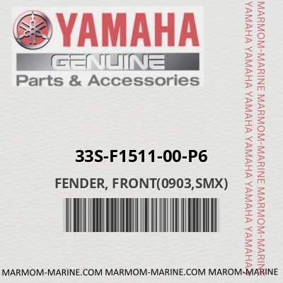 33s-f1511-00-p6 FENDER, FRONT(0903,SMX)
