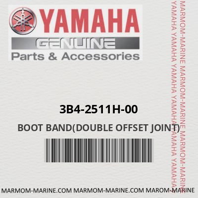 3b4-2511h-00 BOOT BAND(DOUBLE OFFSET JOINT)