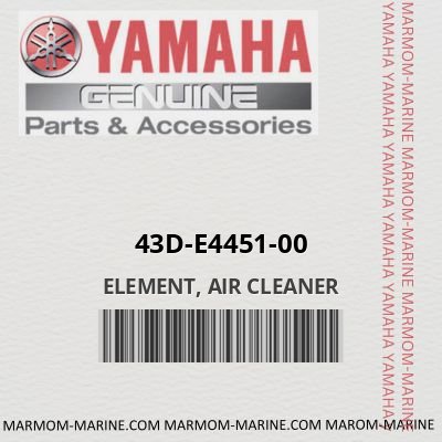 43d-e4451-00 ELEMENT, AIR CLEANER