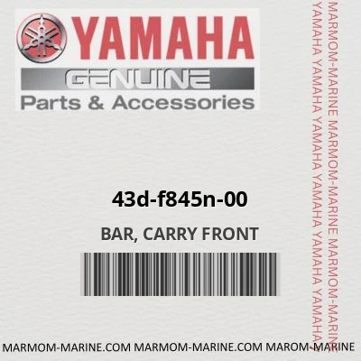 43d-f845n-00 BAR, CARRY FRONT