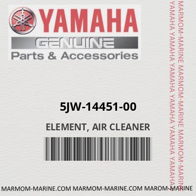 5jw-14451-00 ELEMENT, AIR CLEANER