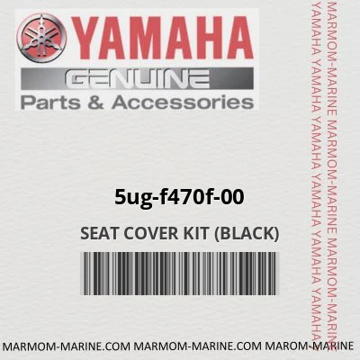 5ug-f470f-00 SEAT COVER KIT (BLACK)