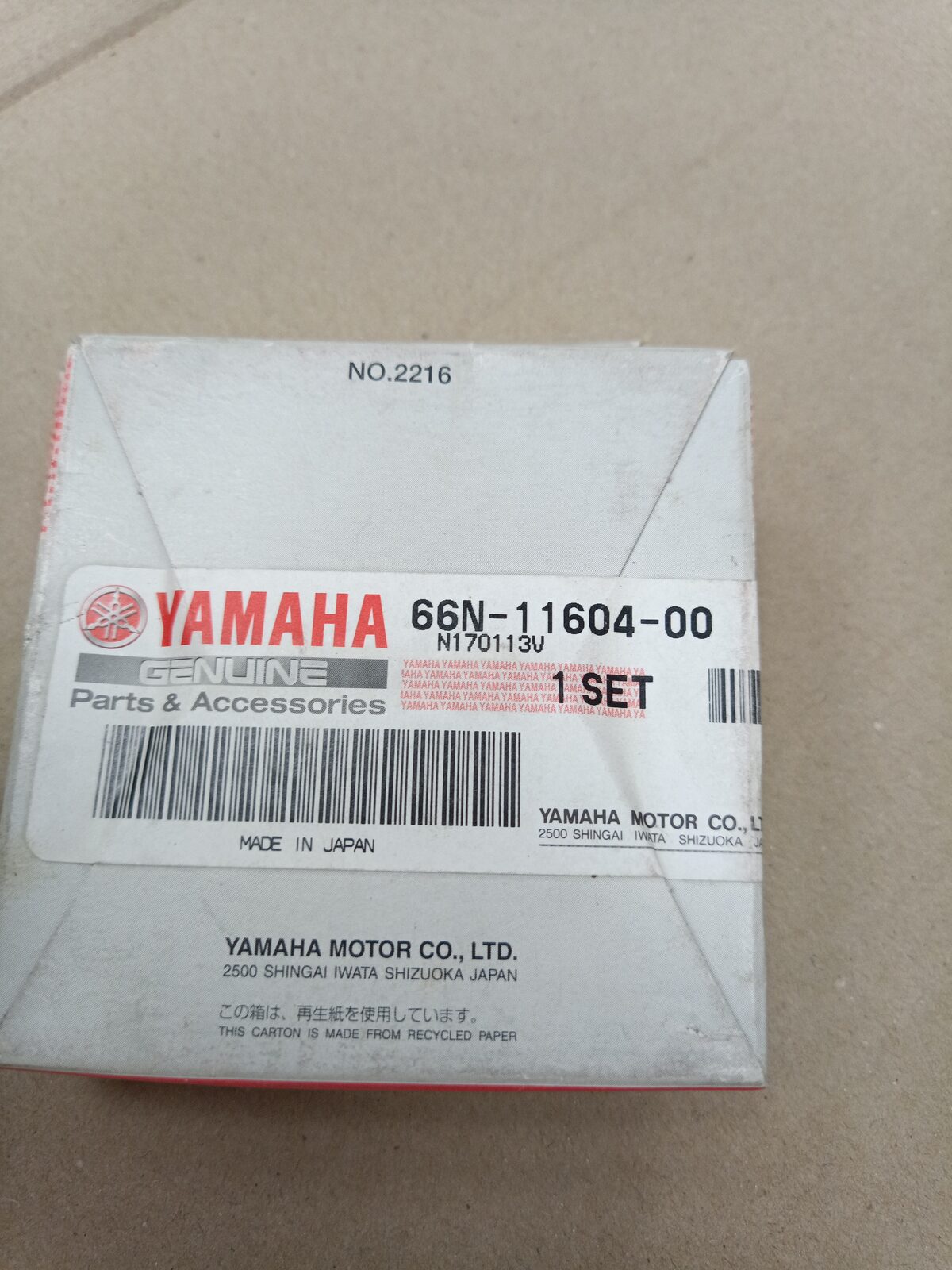 66n-11604-00 PISTON RING  SET (0