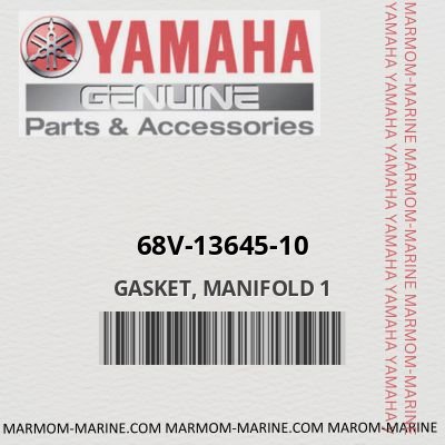 68v-13645-10 GASKET, MANIFOLD 1