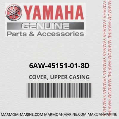 6aw-45151-01-8d COVER, UPPER CASING