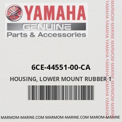 6ce-44551-00-ca HOUSING, LOWER MOUNT RUBBER 1