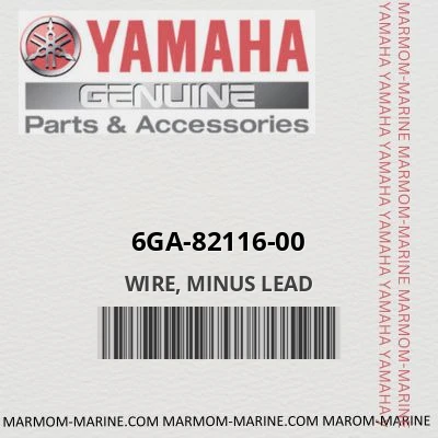 6ga-82116-00 WIRE, MINUS LEAD