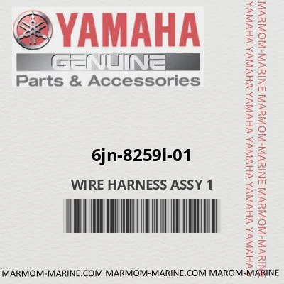 6jn-8259l-01 WIRE HARNESS ASSY 1