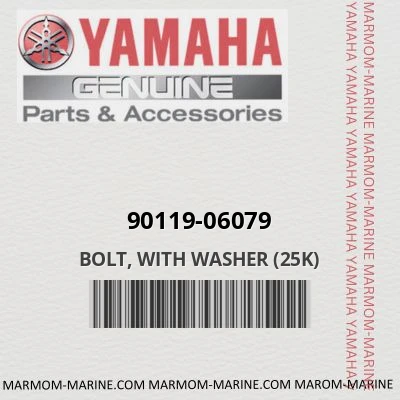 Yamaha 90119-06079 - BOLT, WITH WASHER (25K)