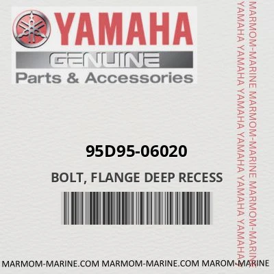 95d95-06020 BOLT, FLANGE DEEP RECESS