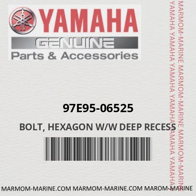 97e95-06525 BOLT, HEXAGON W/W DEEP RECESS