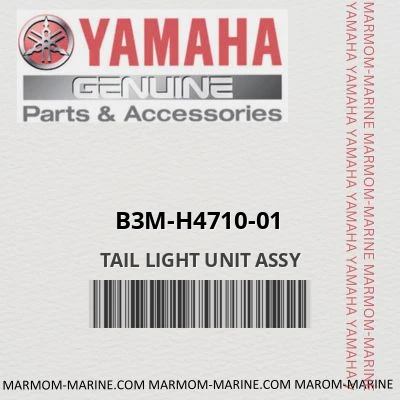 b3m-h4710-01 TAIL LIGHT UNIT ASSY