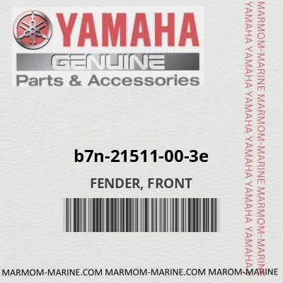 b7n-21511-00-3e FENDER, FRONT
