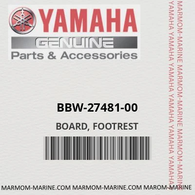 bbw-27481-00 BOARD, FOOTREST