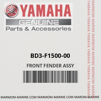 bd3-f1500-00 FRONT FENDER ASSY