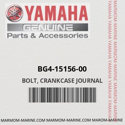 bg4-15156-00 BOLT, CRANKCASE JOURNAL
