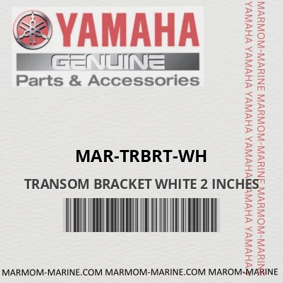 mar-trbrt-wh TRANSOM BRACKET WHITE 2 INCHES