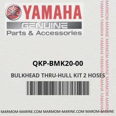 qkp-bmk20-00 BULKHEAD THRU-HULL KIT 2 HOSES