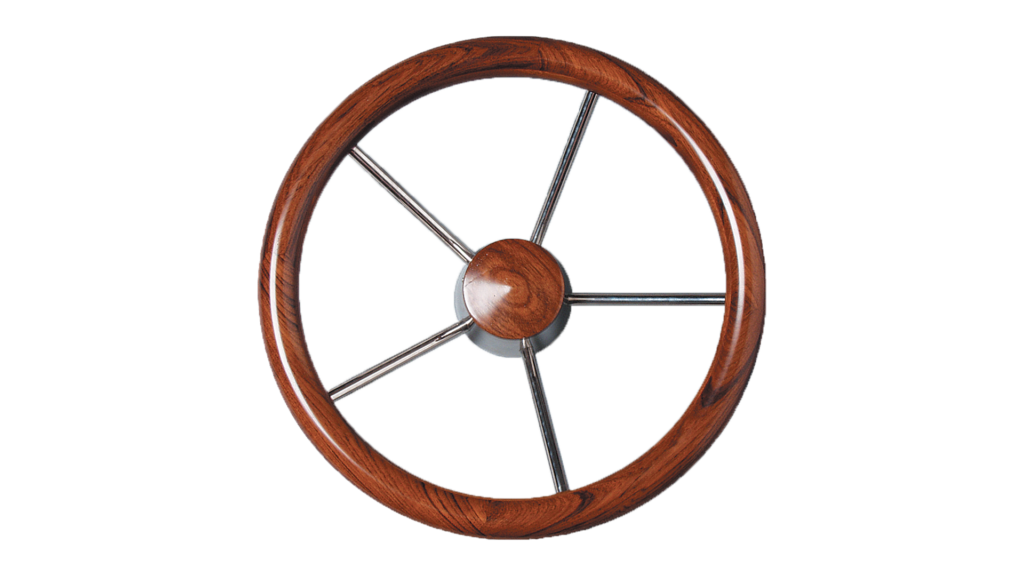 V62MAHOGANY SS STEERING WHEEL