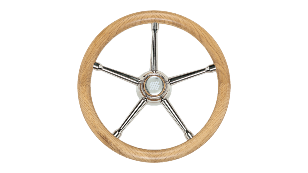 V82NATURAL OAK SS STEERING WHEEL