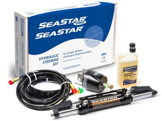 Seastar HK6324A-3 Hydraulic Steering Kit with 24' Hoses