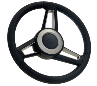 350mm LTHR B/B/B STEERING WHEEL