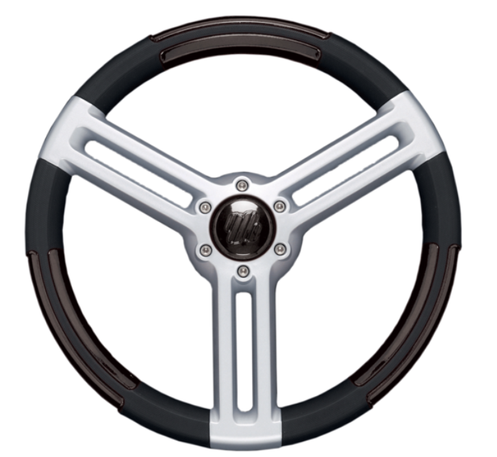 350mm STEERING WHEEL PU W/CH