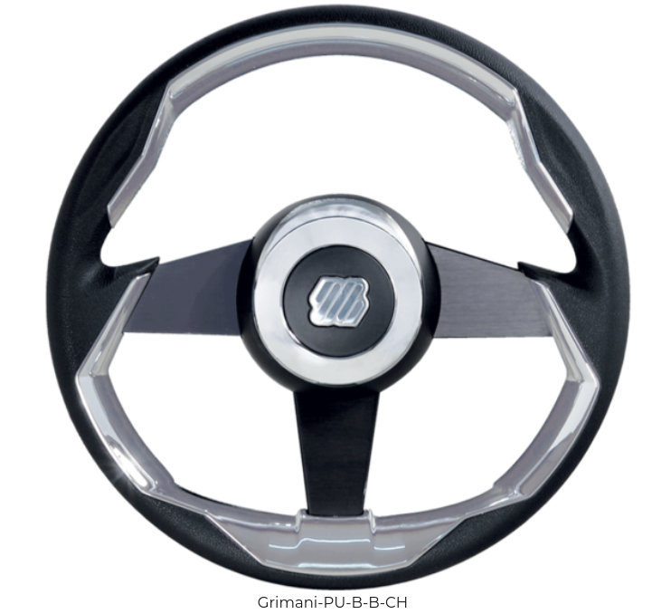 350mm (13.8”) PU B/S/VE STEERING WHEEL