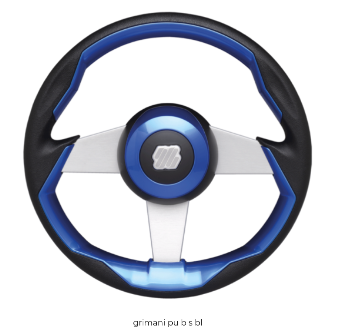 350mm PU B/S/BL STEERING WHEEL