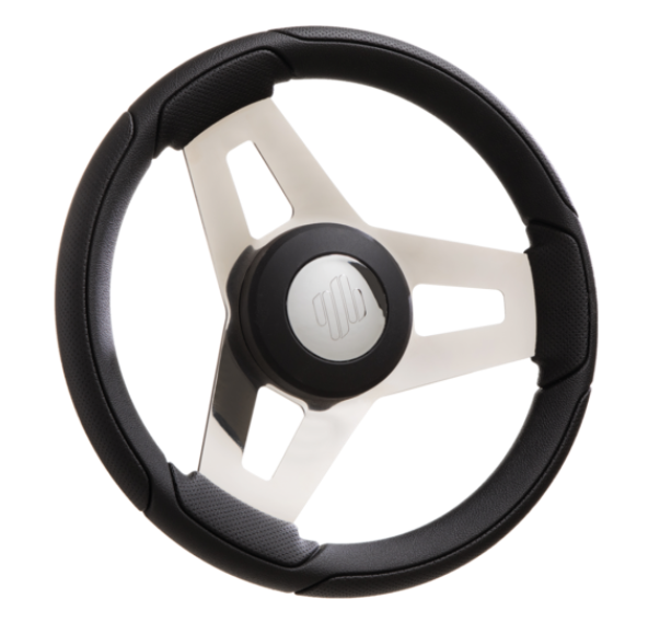 350mm PU B/B/CH STEERING WHEEL +HUB