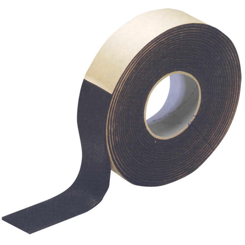 Vinyl Foam Thermal & Sound Insulating Tape, 50mm x 5m, black