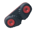 lalizas 10142 Cam-cleat 8-12mm, red