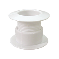 lalizas 10258 Thru-Hull Telesc.Ø39mm, Adj. 28-44mm, White