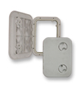lalizas 10263 INDUSTRIAL Access Hatch, Grey, 270x370mm