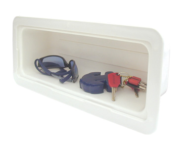 lalizas 11464 Storage Case, 428x184x112,5mm, White