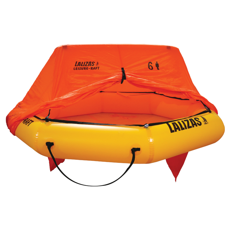 LALIZAS LEISURE-RAFT liferaft, with canopy, 4prs