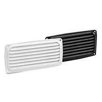 lalizas 16311 Ventilation Shaft Grilles Cover, 200x100x8mm, Black