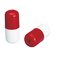 lalizas 16381 Surface Float w/Hole, Cylindrical, Ø60x140mm, Wh-Red