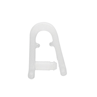 lalizas 16764 Shackle, Palstic, Ø6mm, 80Kg Working Load, White