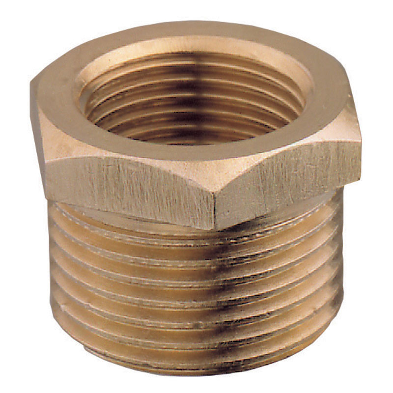 Straight Reducer Μ-F, Brass, 3/8''-1/4''