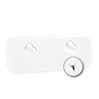 lalizas 196323 TOP LINE Hatch, w/Lock, White, 243x607mm